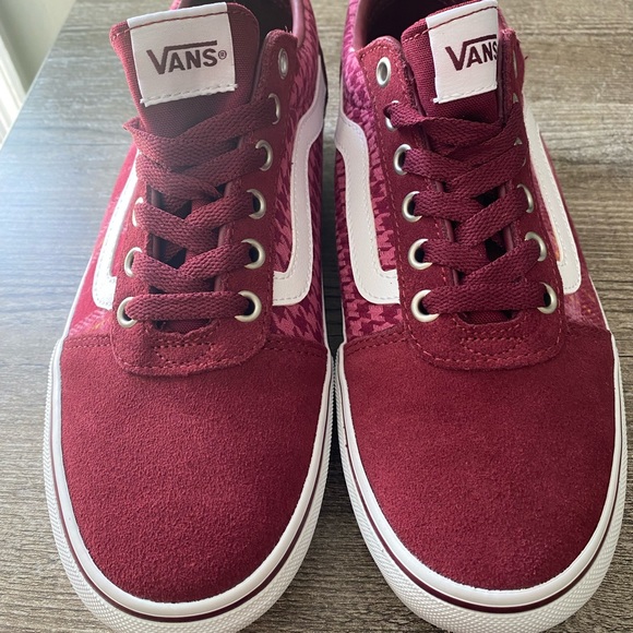 Vans Burgundy Old Skool Canvas Shoe - Picture 7 of 7